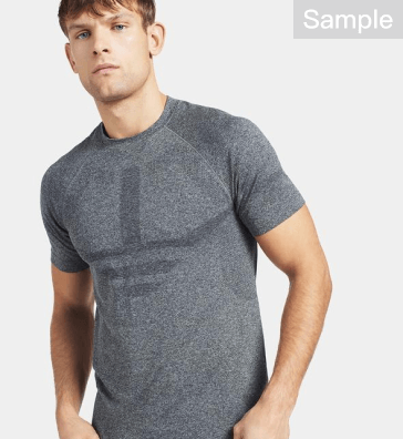 Men Gyms Fitness Short sleeve T-shirt quick-dry