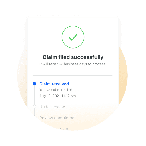 Eliminate the pain of managing claims 
