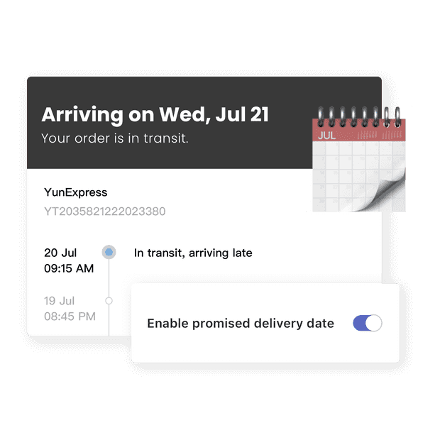 Delivery date prediction