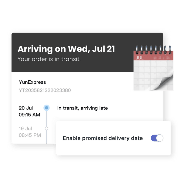 Delivery date prediction