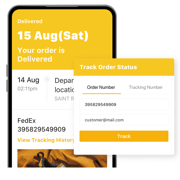 Eliminate shipping anxiety
