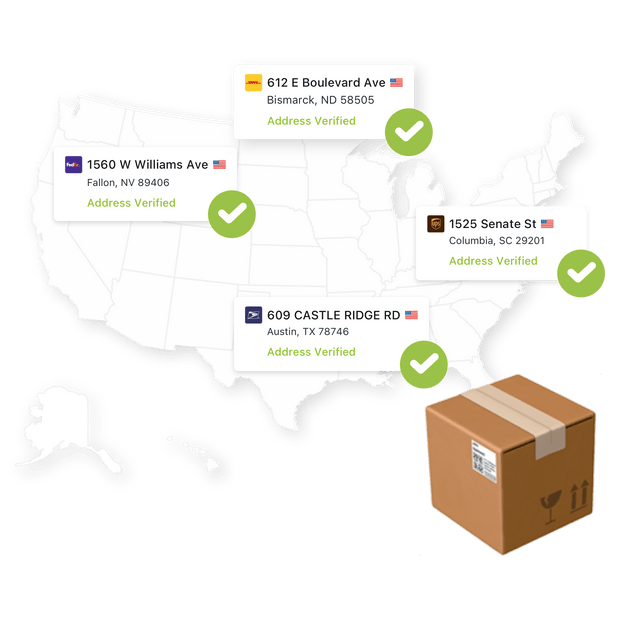 API de validation d'adresse - Postmen - Meilleure application d'expédition pour Shopify