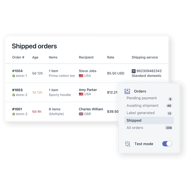 Order management portal
