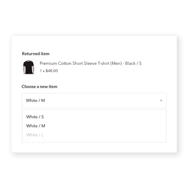 Refund and exchange settings