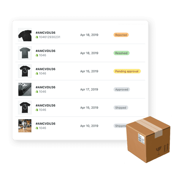 All shipments in one place