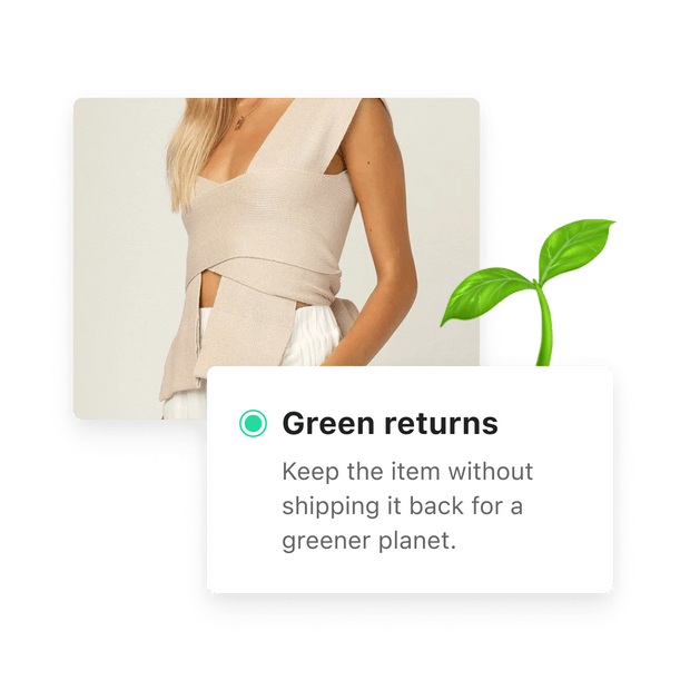 Eco-friendly returns policy for a greener planet
