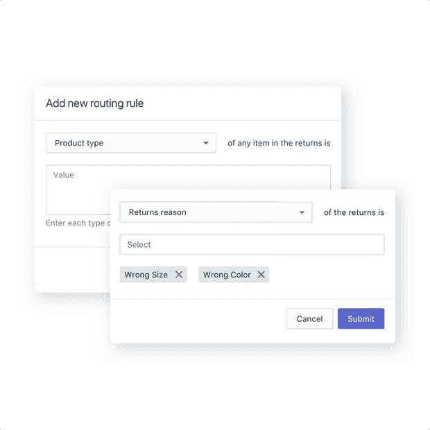 Routing rules